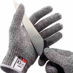 PAKNADA Cut Resistant Gloves 12Pair Level 5 Durable Grip Safety Kitchen, Cutting